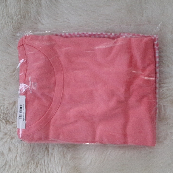 Women's Amazon Essentials Pajama Set Pink XL New - Picture 2 of 9